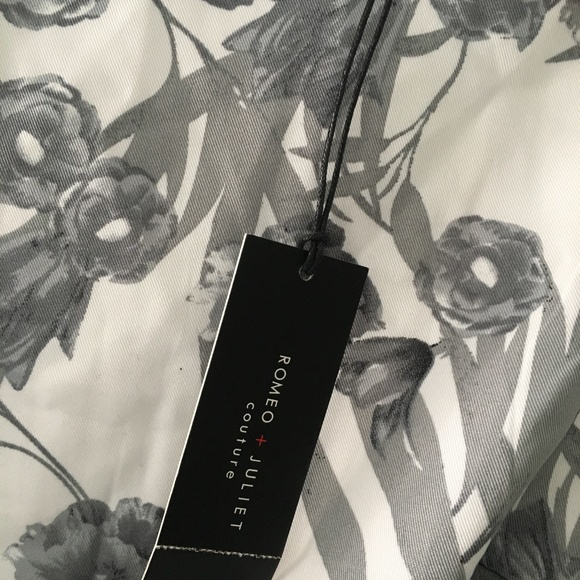 womens black and white floral dress - Picture 2 of 5